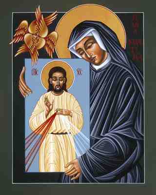 Jesus Christ Divine Mercy And His Apostle St Faustina Kowalska