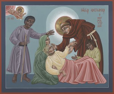 St Anthony Heals the Sick 